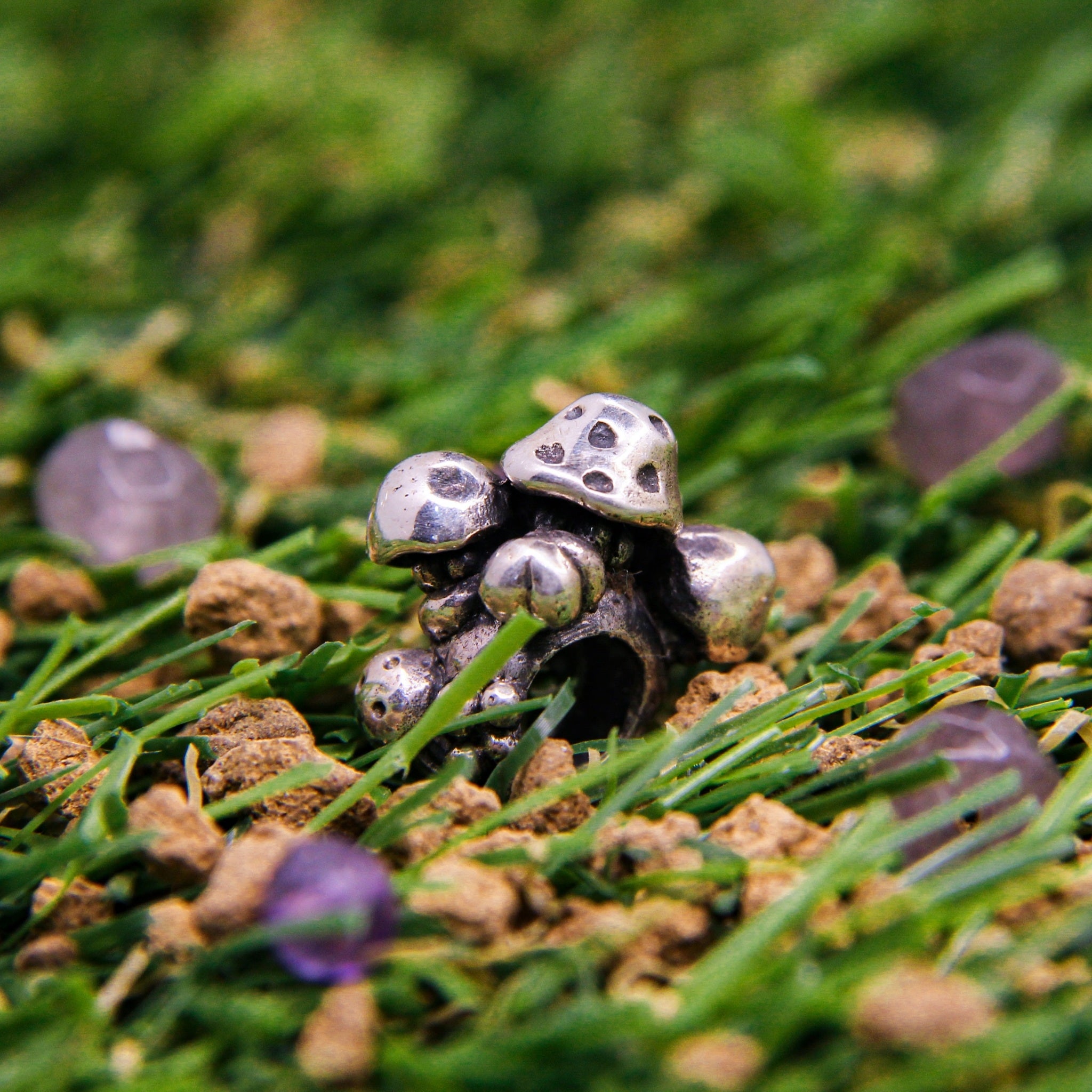 Moonlit Mushroom Bead