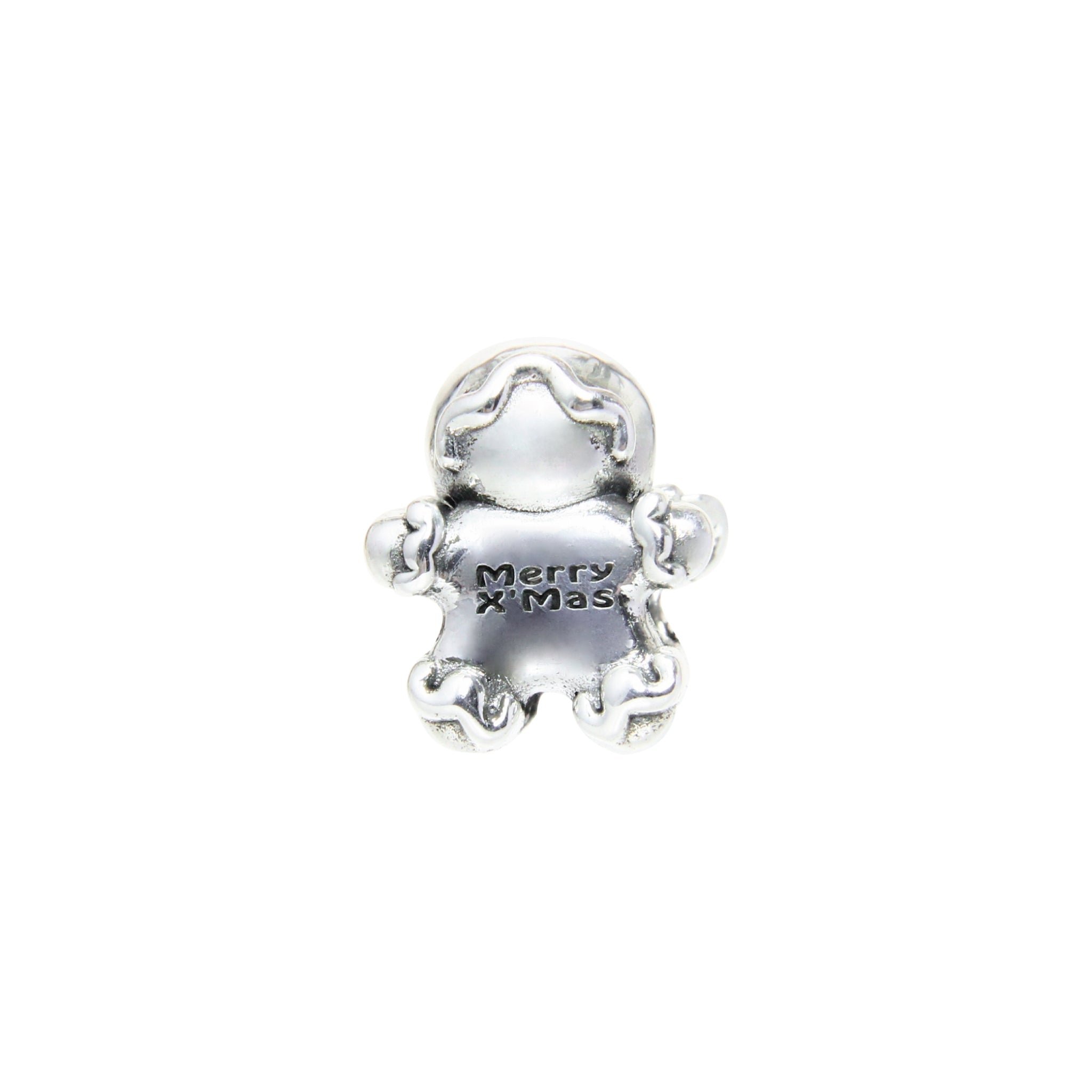 Gingerbread Man Bead- Engrave-able message