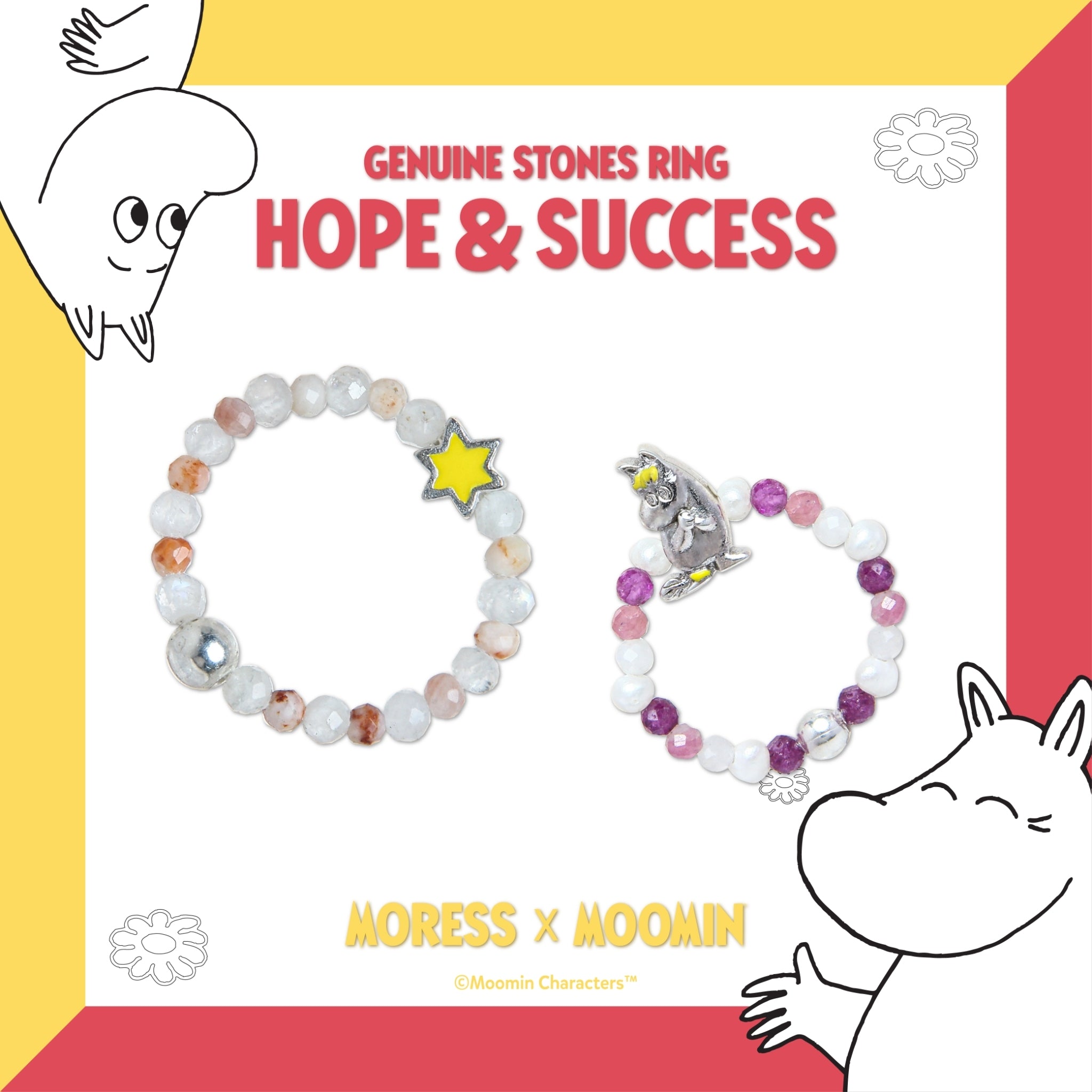 Moomin Ring Set (HOPE & SUCCESS)