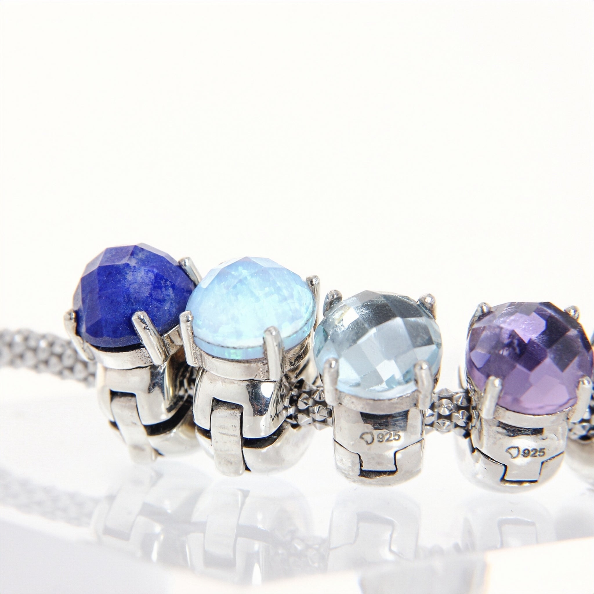 Opalite Blue Clip lock