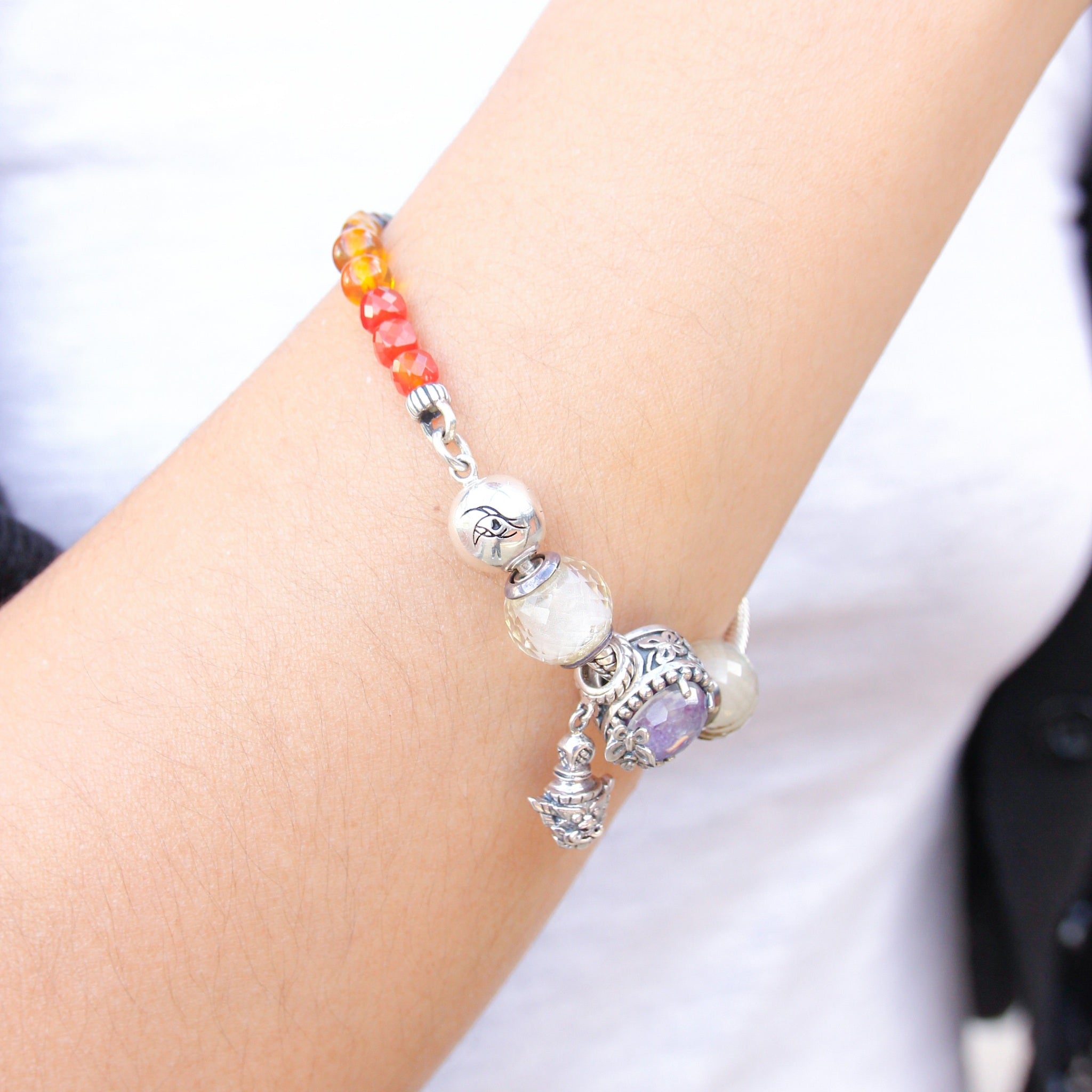 สร้อยข้อมือลูกปัดจักระ