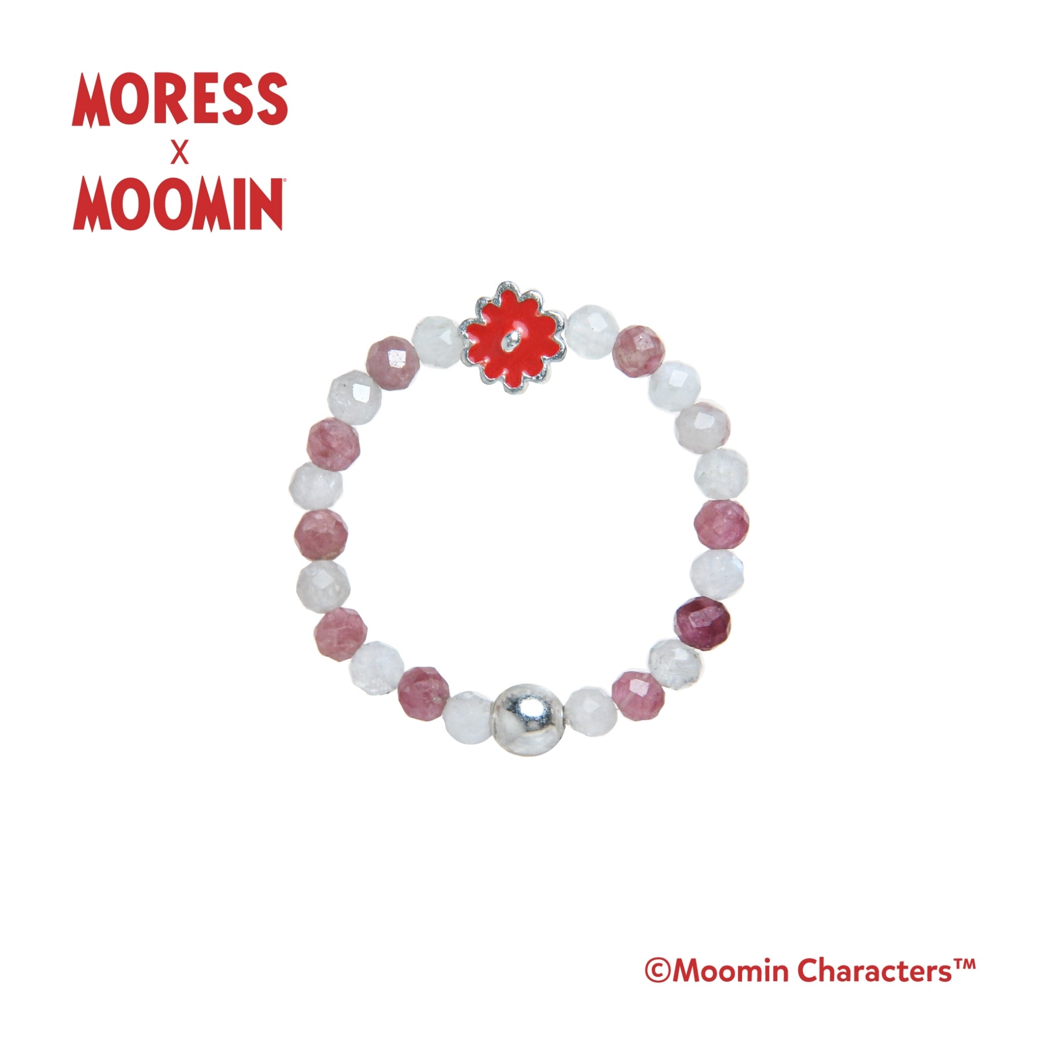 Moomin Flower Genuine Stones Ring