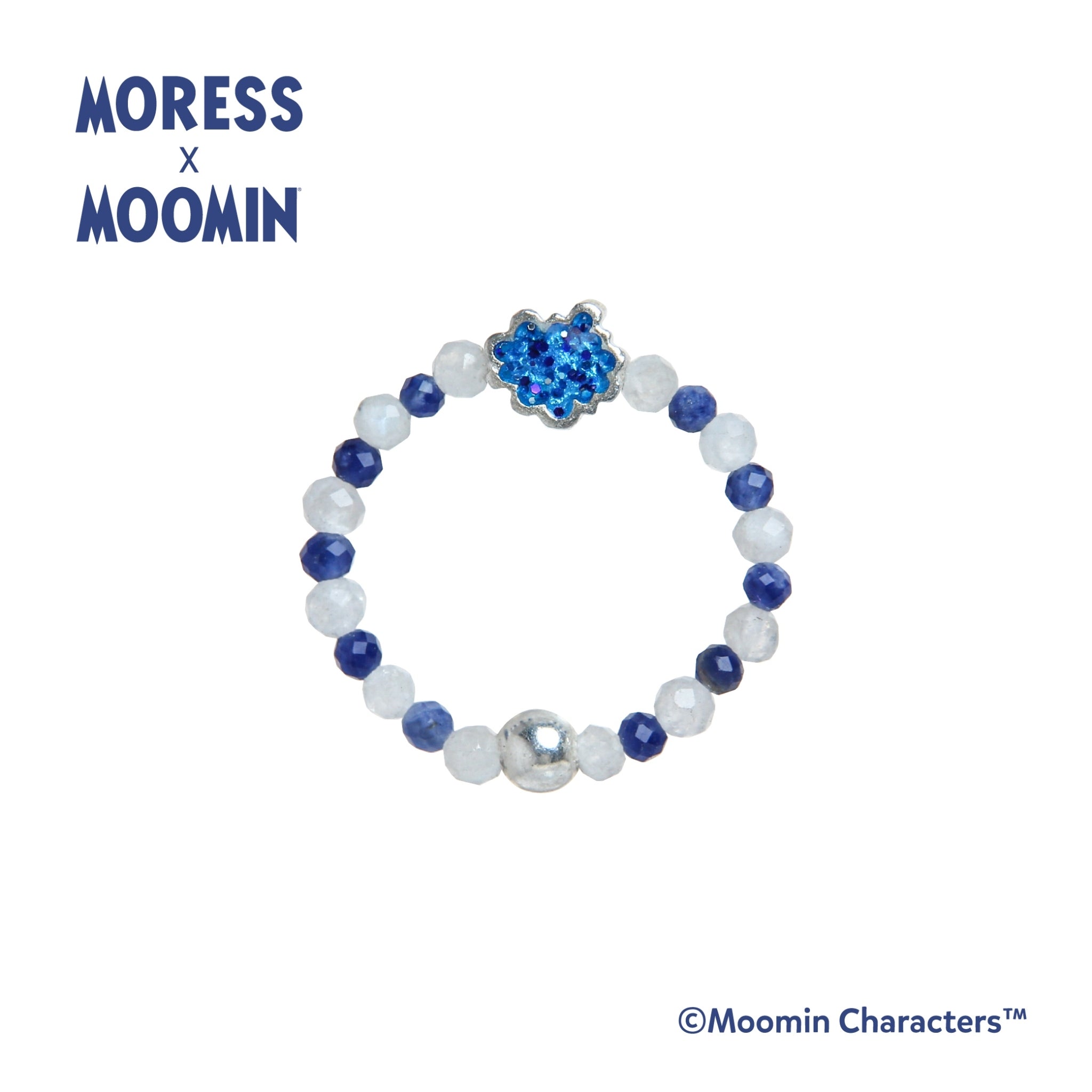 Moomin Flower Genuine Stones Ring