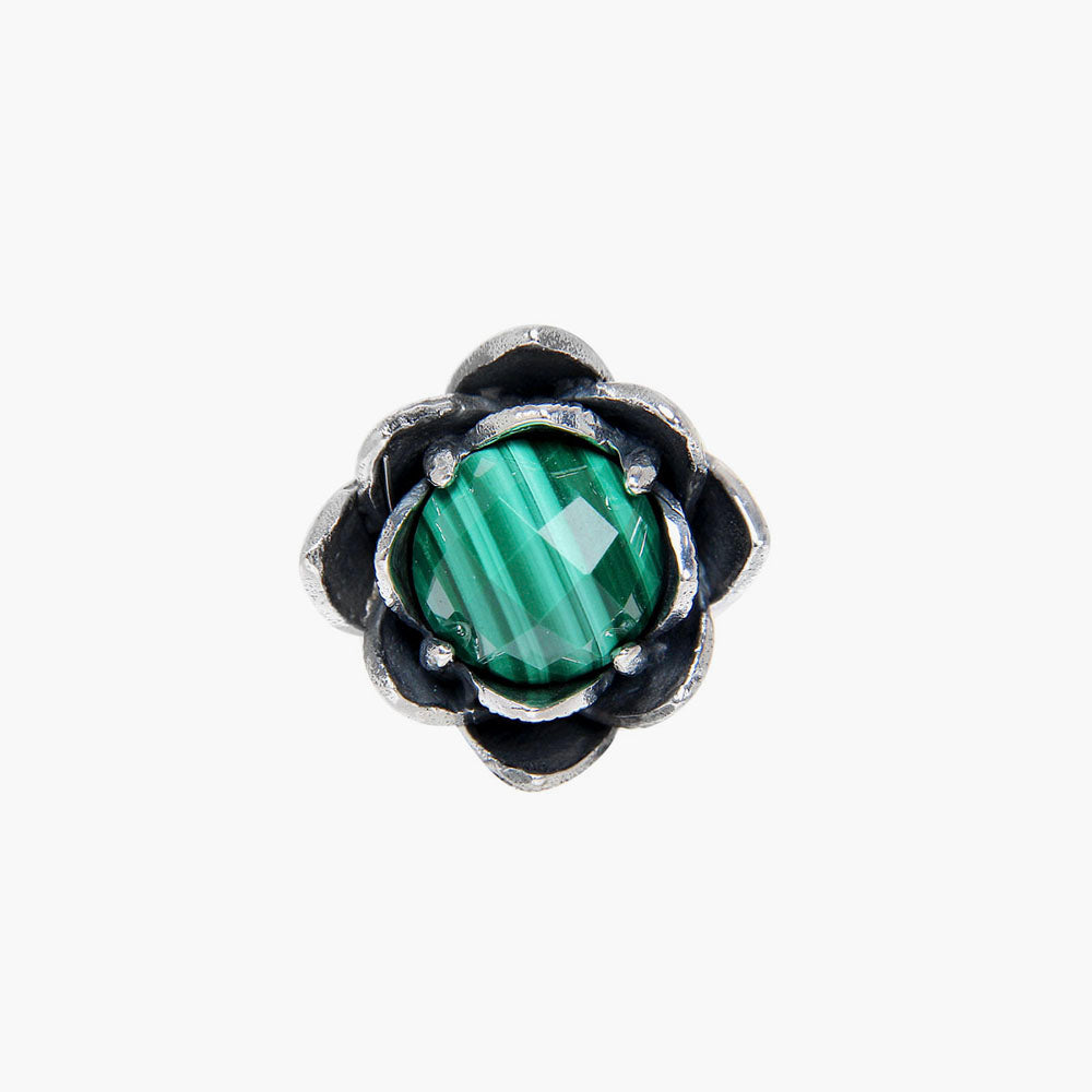 Lotus Malachite Bangle Lock