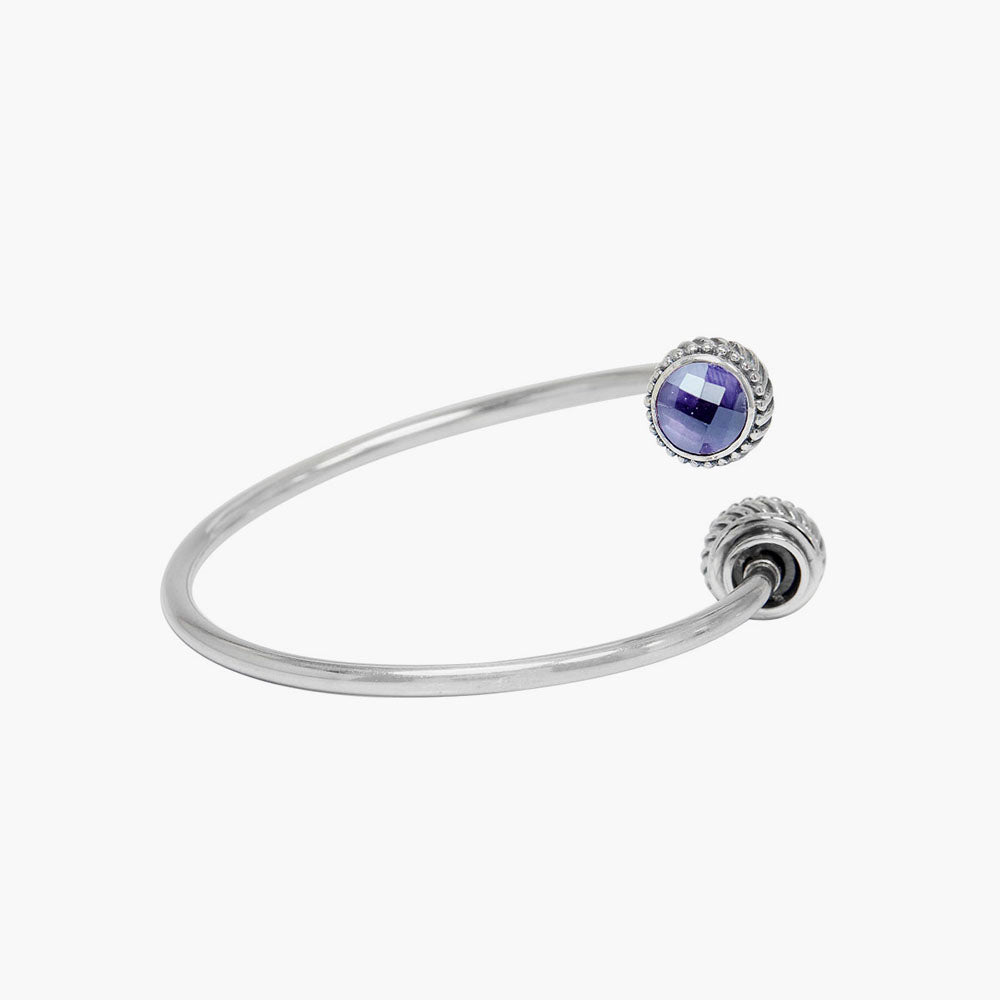 Amethyst Bangle Lock
