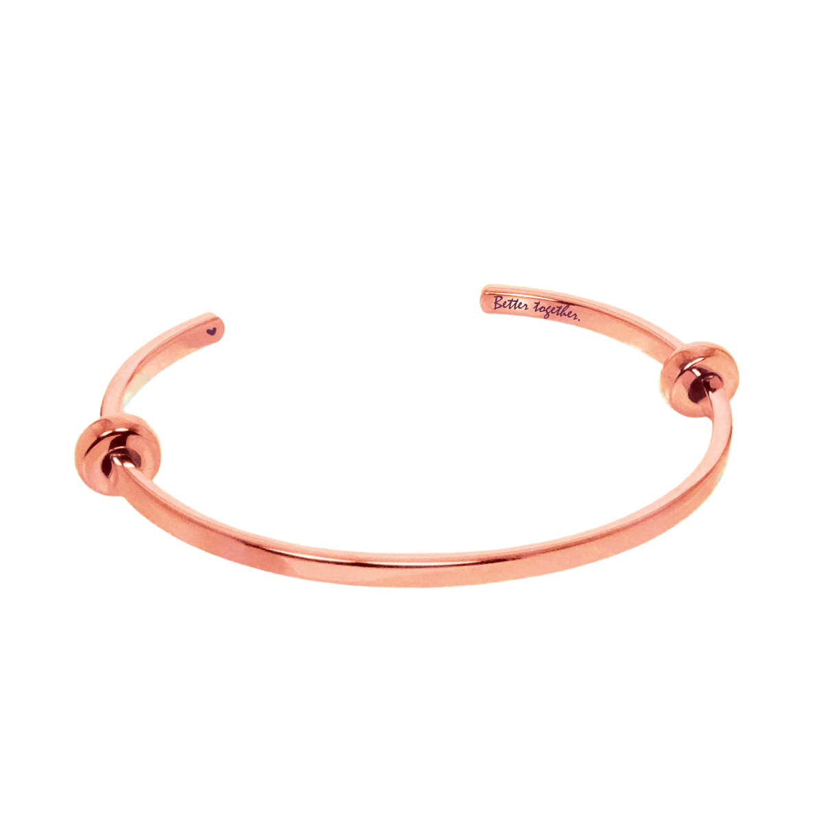 กำไลเปิดแบบกำหนดเอง Rose Gold