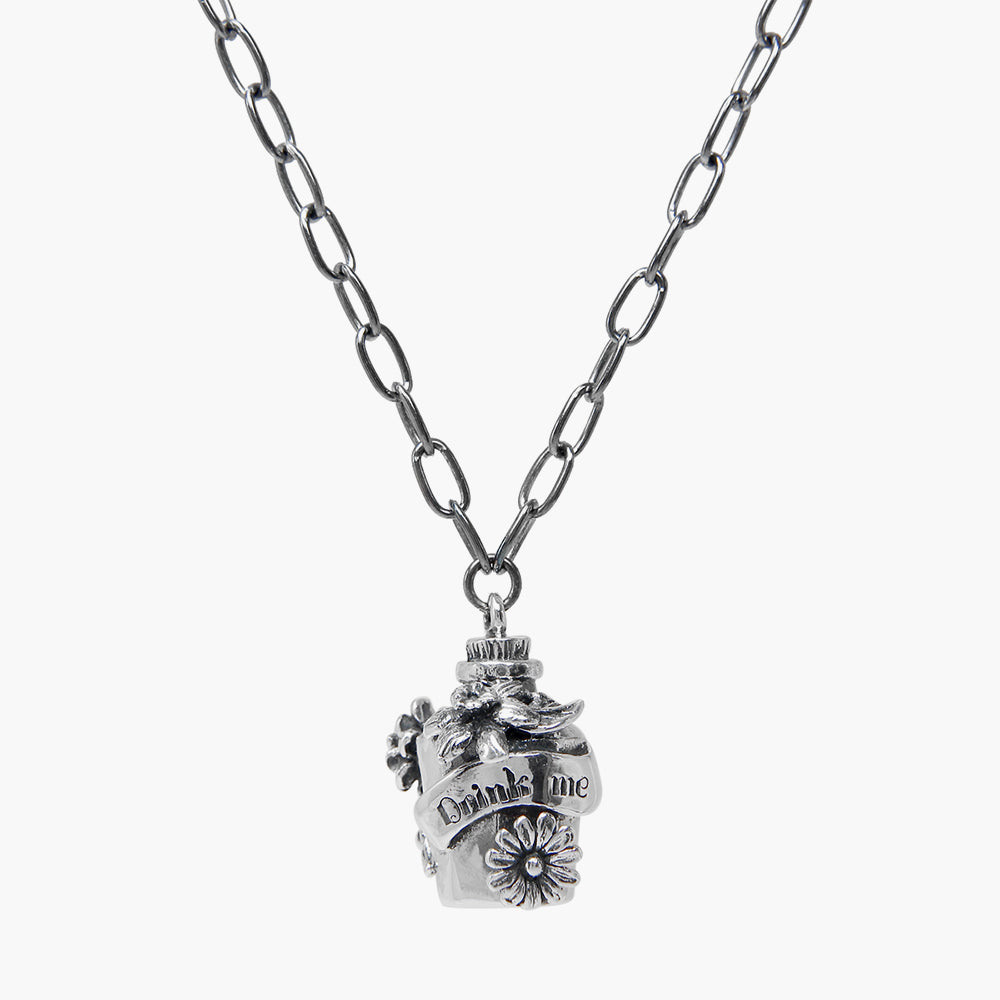 Drink Me Necklace 28"