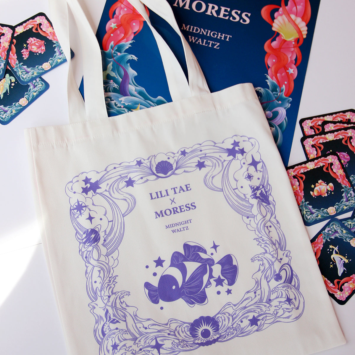 Midnight Waltz Tote Bag