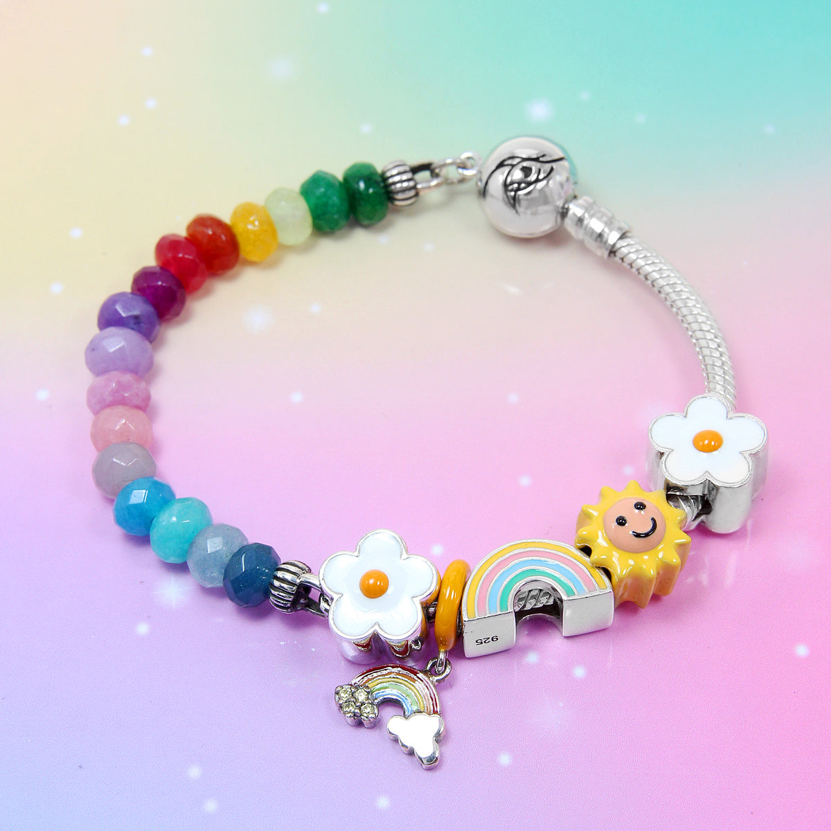 Rainbow Quartz Bracelet