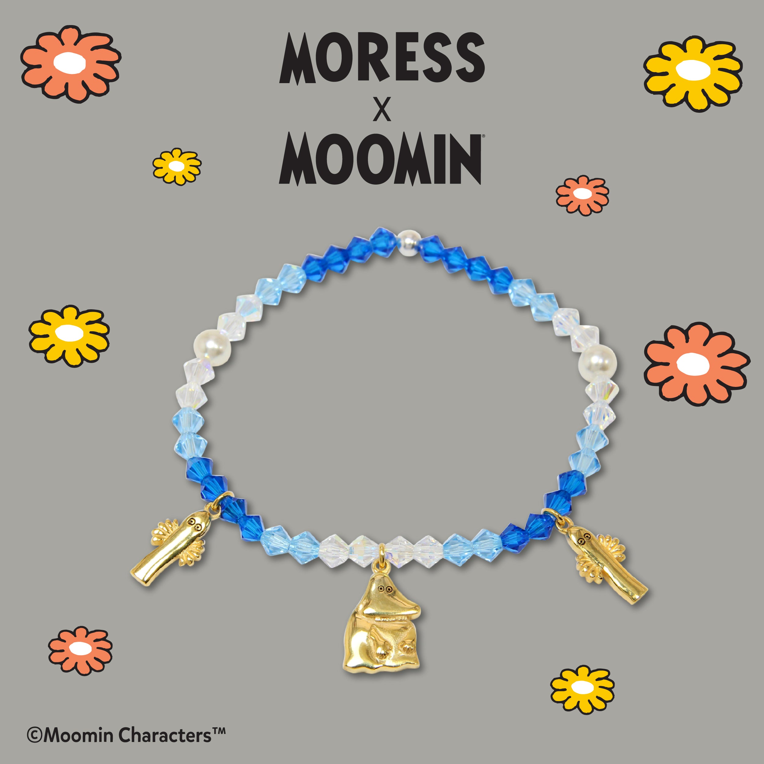 The Groke - Hattifatterners Swarovski Crystal Bracelet