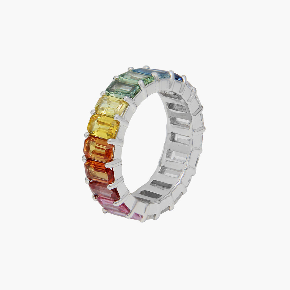 RAINBOW SAPPHIRE RING