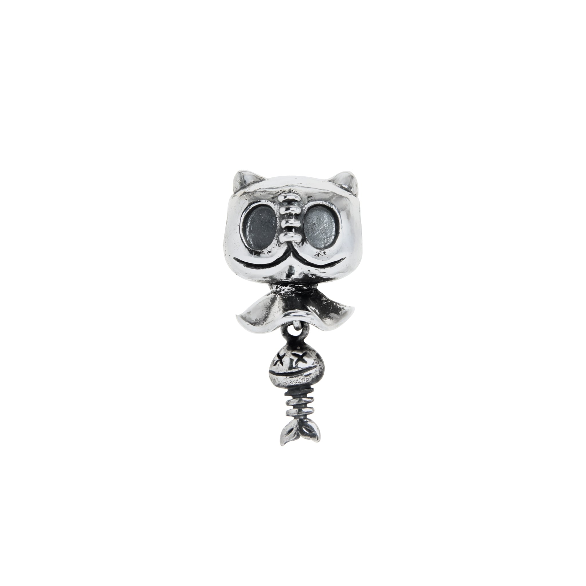 Mr. Whisker the Cat Ghost Bead