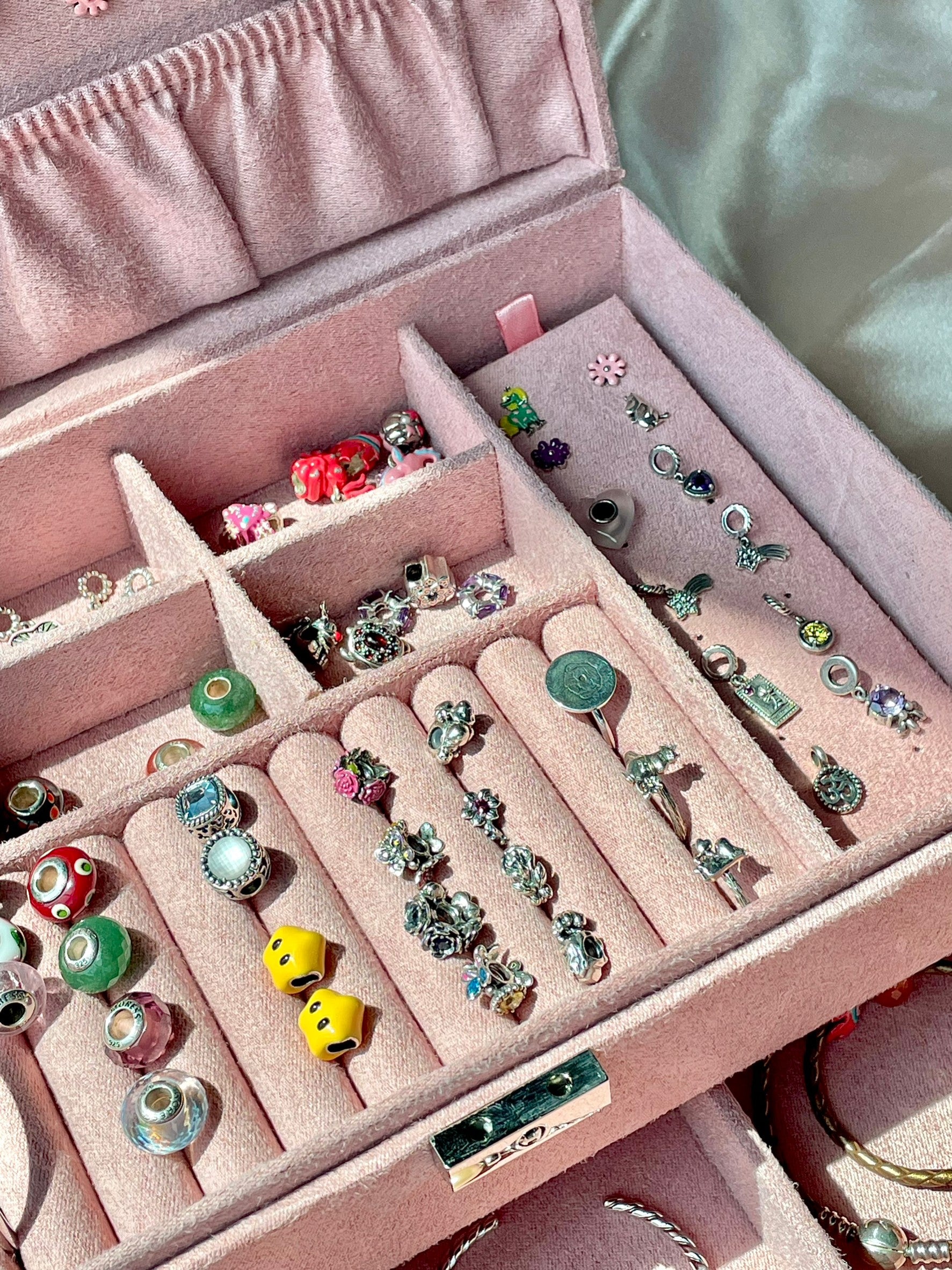 Pastel Pink Jewelry Box - Free engravings