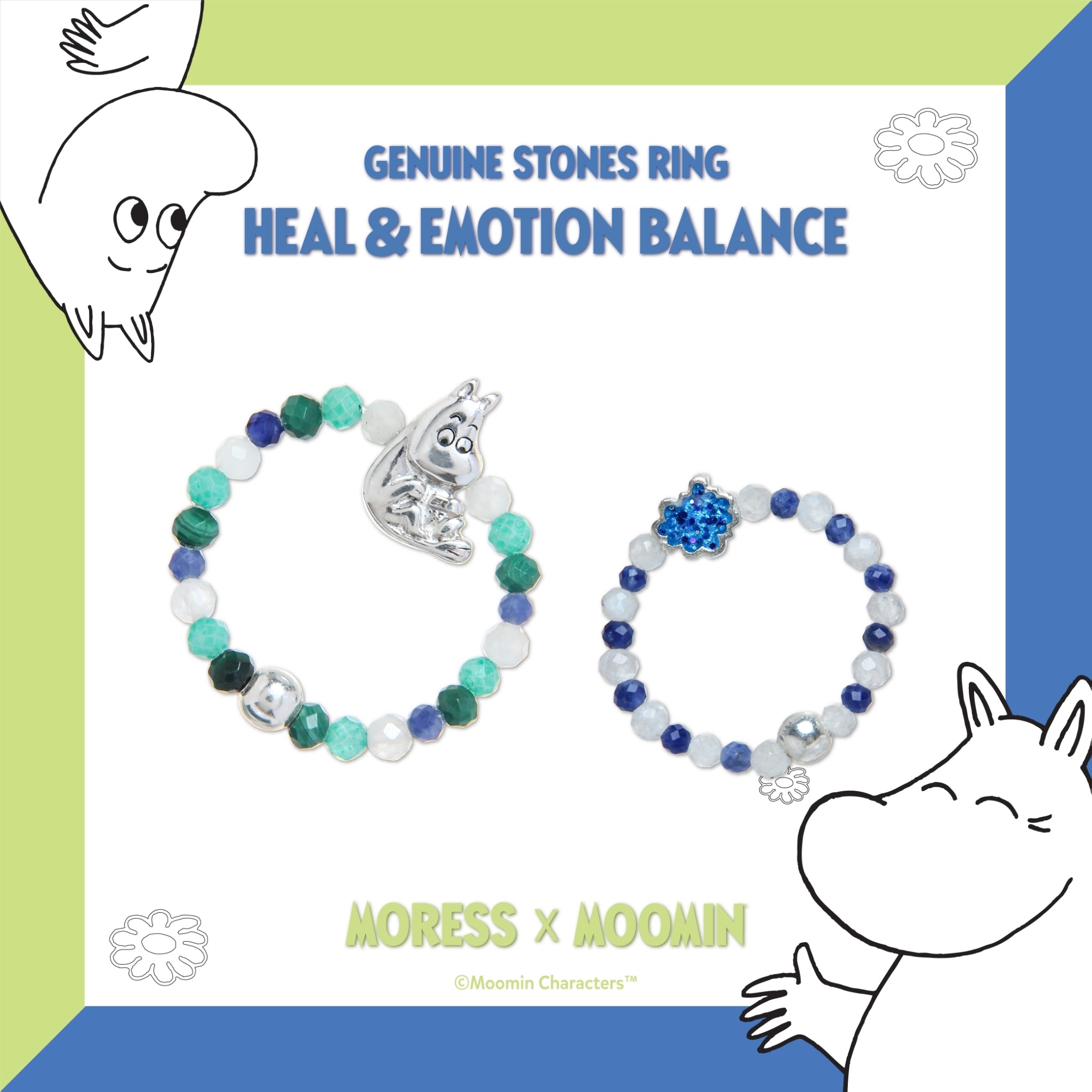 Moomin Ring Set (HEAL & EMOTION BALANCE)