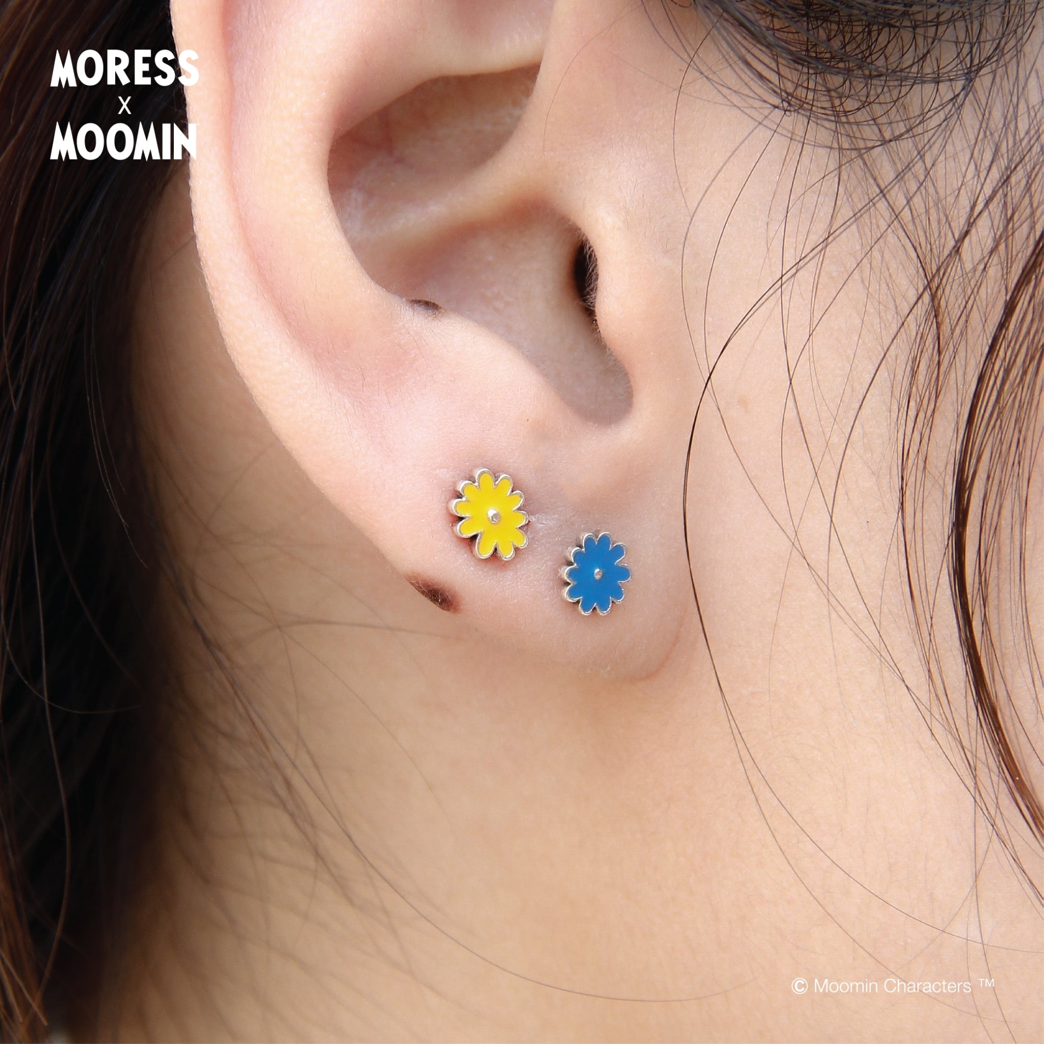 Moomin Flower Earrings Set