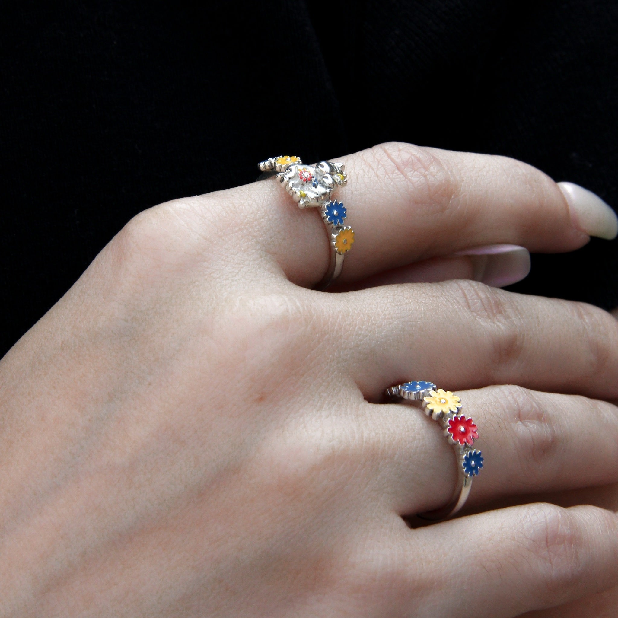 Moomin and Snorkmaiden Flower Ring