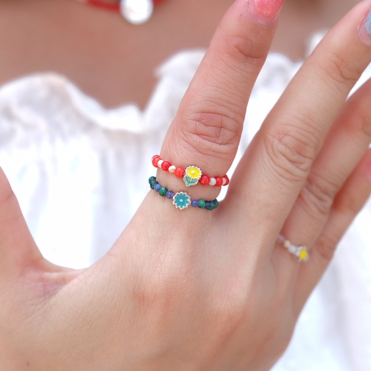 แหวนหินแท้ Moomin Flower
