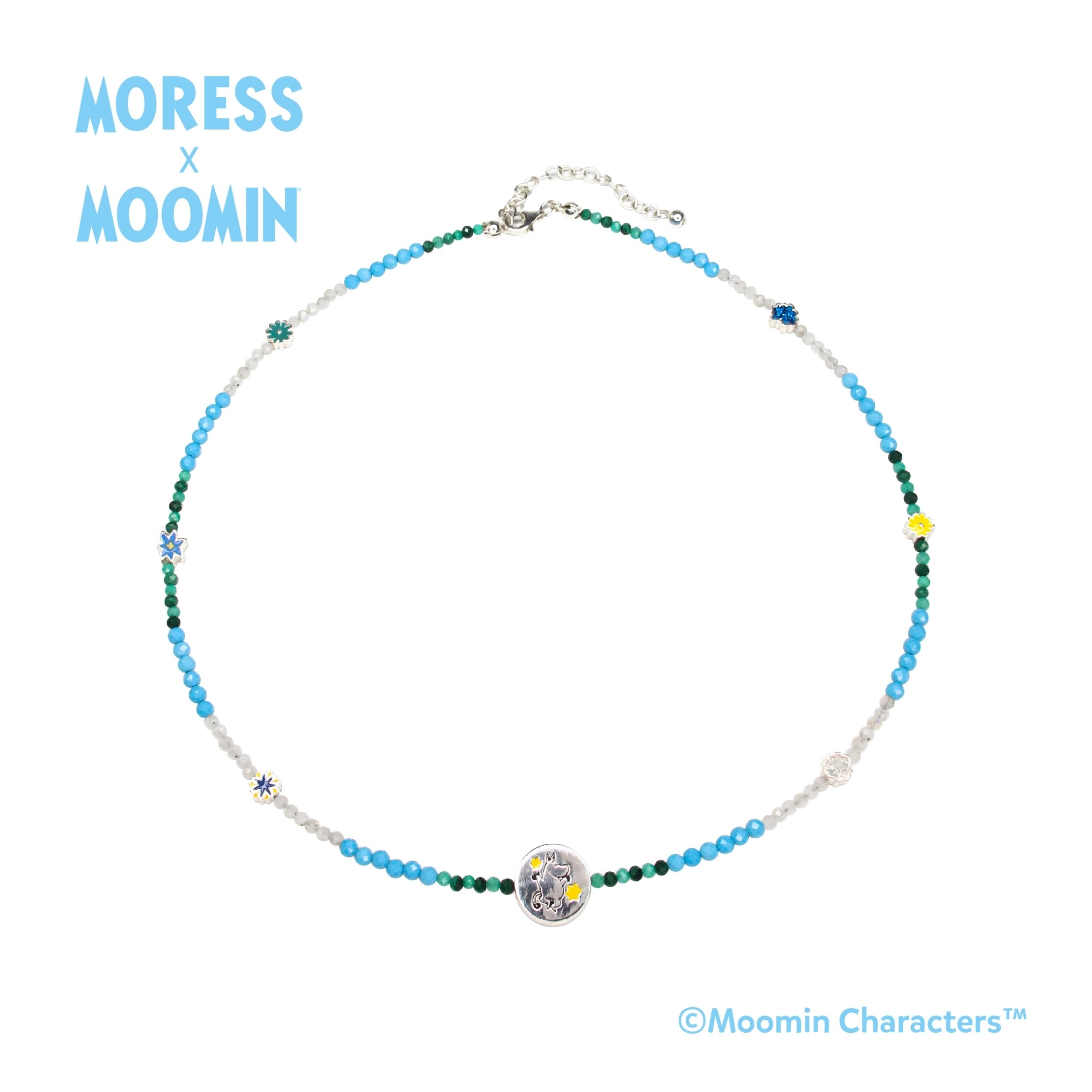 Moomintroll Genuine Stones Necklace