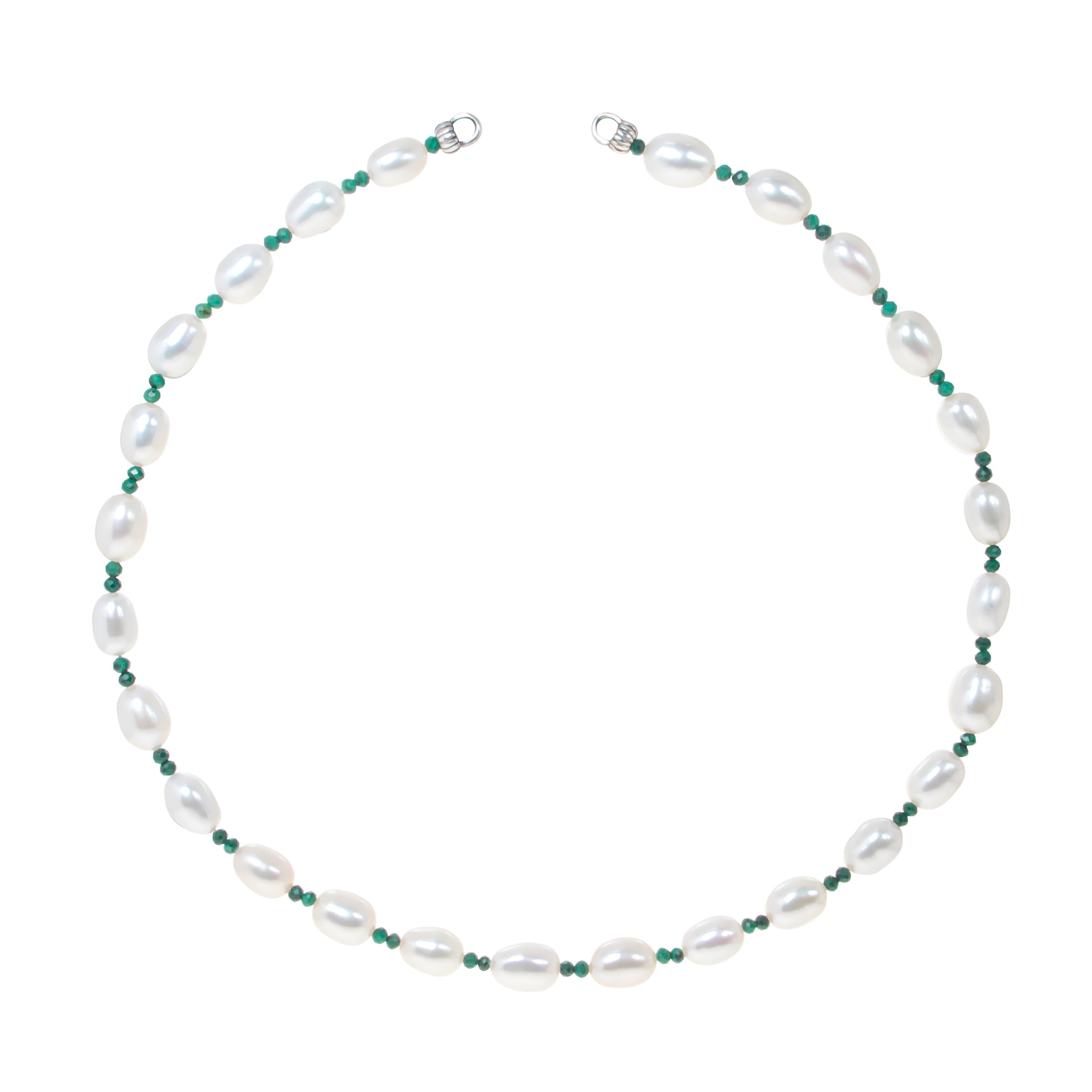 Pearl/Malachite Play Necklace