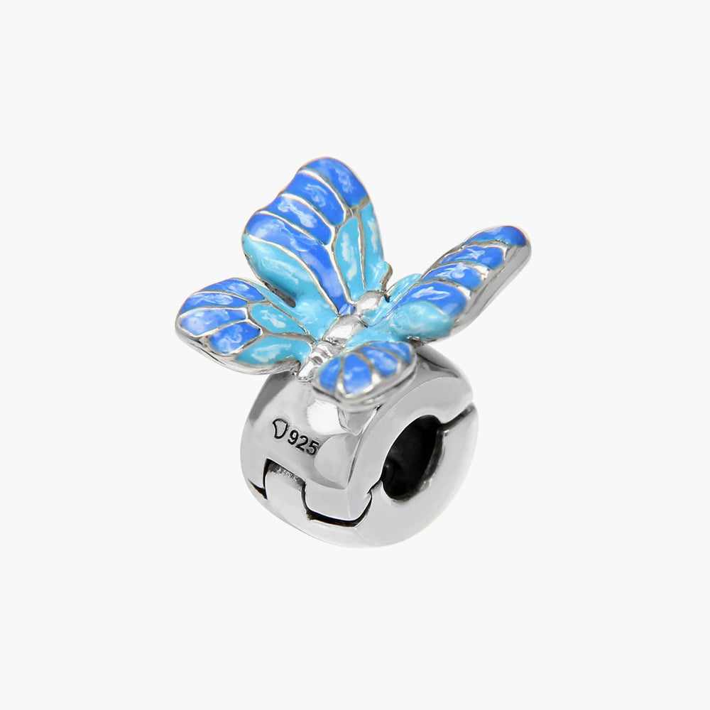 Blue Butterfly Clip lock
