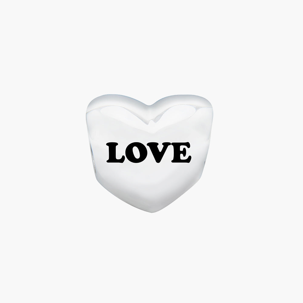 Customised Heart Bead (4 letters)