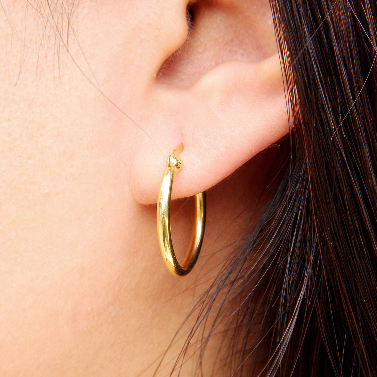 Gold Hoop Earring