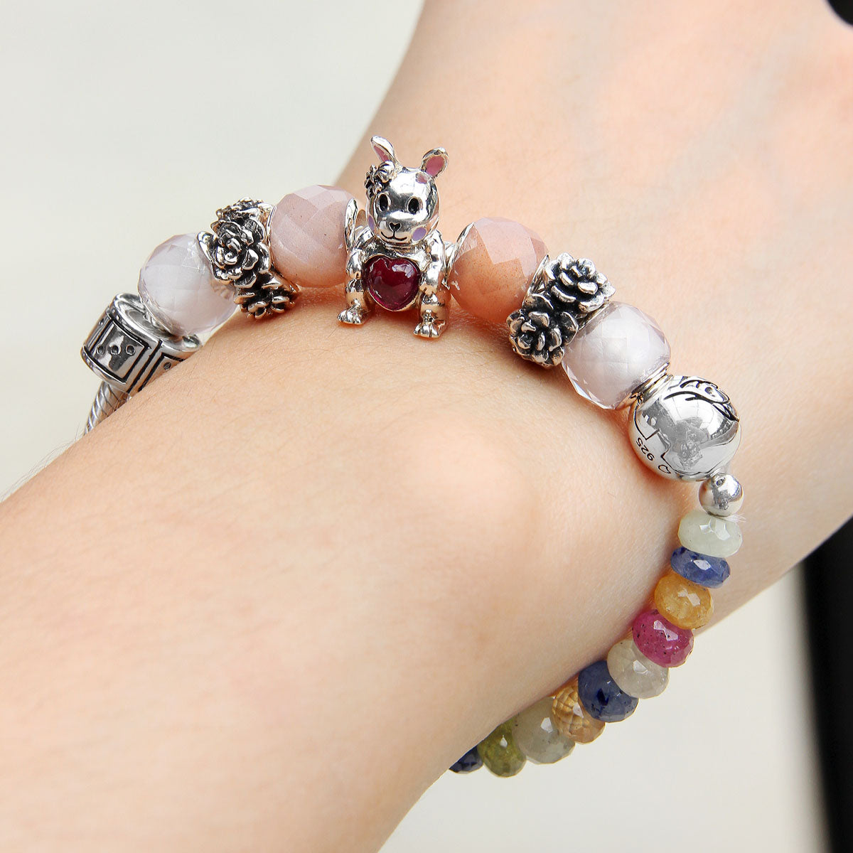 Peach Moonstone Bead (Mini)