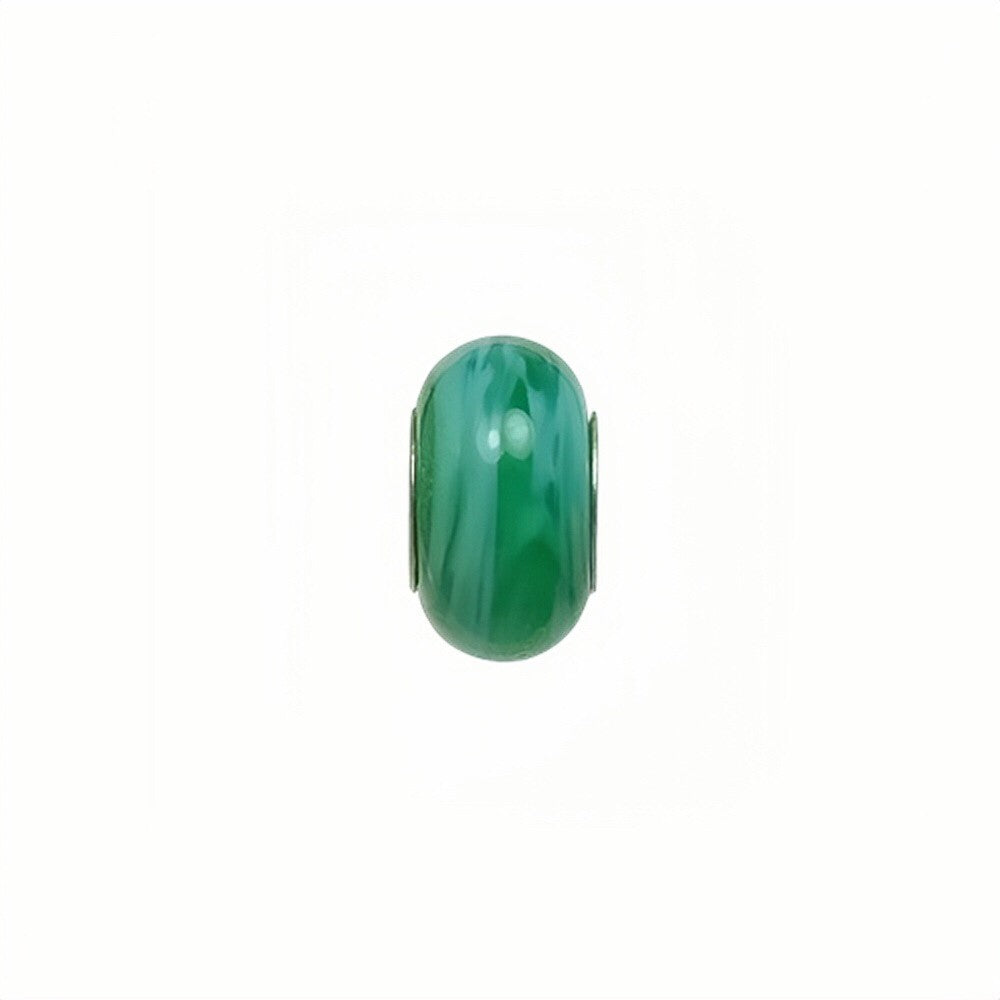 Mini Green Murano Glass Bead