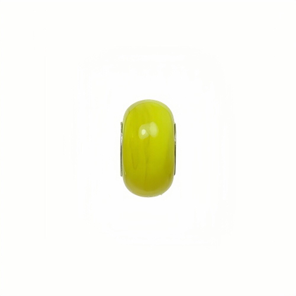 Mini Yellow Murano Glass Bead