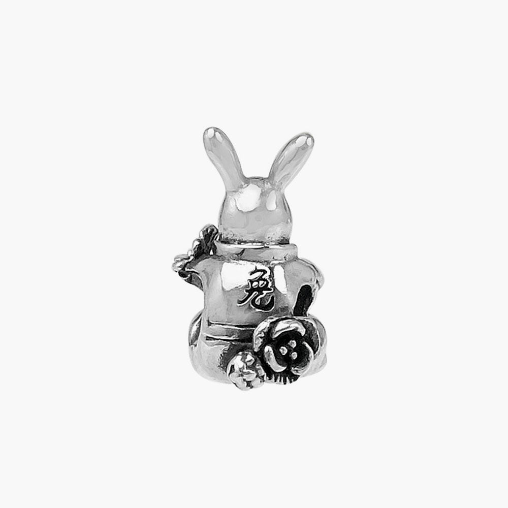 Wholesale Beebeecraft 10Pcs/Box 2 Colors Easter Bunny Charms 18K Gold &  Platinum Plated Brass Rabbit with Cubic Zirconia Pandent Chinese New Year  2023 Rabbit Charms for Jewelry Making 