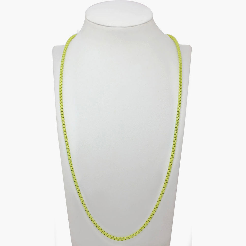 Green Envy pop necklace 21"